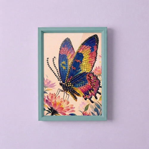 Jewel Butterfly Diamond Art Painting Kit (1Pc)