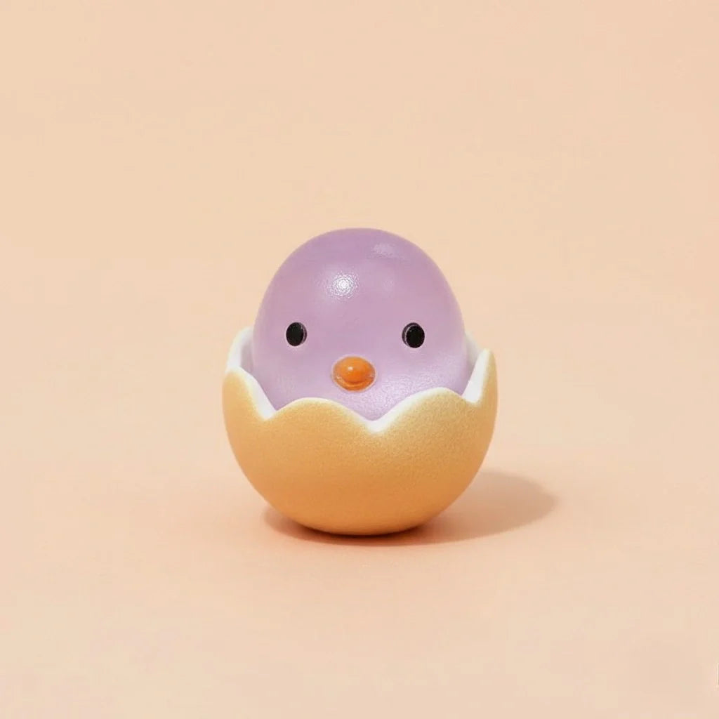 Miniature Resin Chicken Eggshell Assorted (1pc)