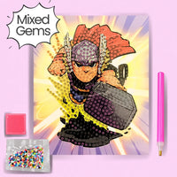 Godly Warrior Diamond Painting Kit Assorted Gems (1pc)