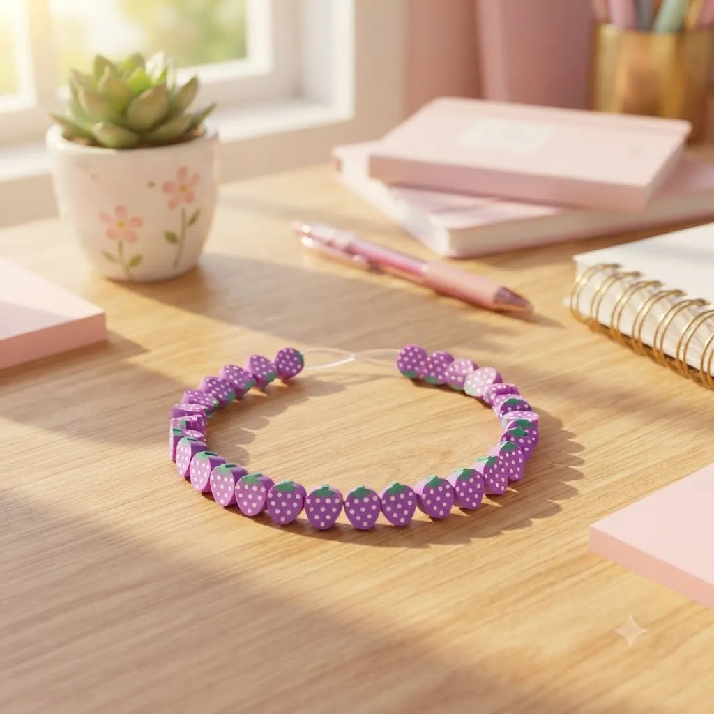Miniature Polymer Clay Grapes (10pcs)