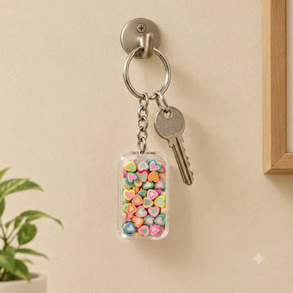 Miniature Polymer Clay Heart Fimo Assorted (10pcs)