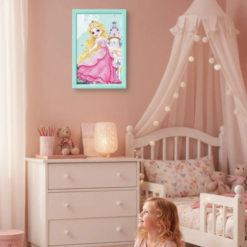 Princess Castle Gown Diamond Painting Kit (1Pc)