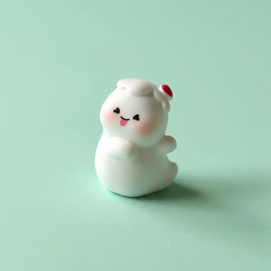 Miniature Ghost Assorted (1pc) displayed on a mint green background