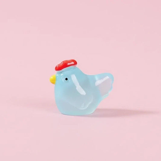Miniature Glow Hen Assorted (1pc)