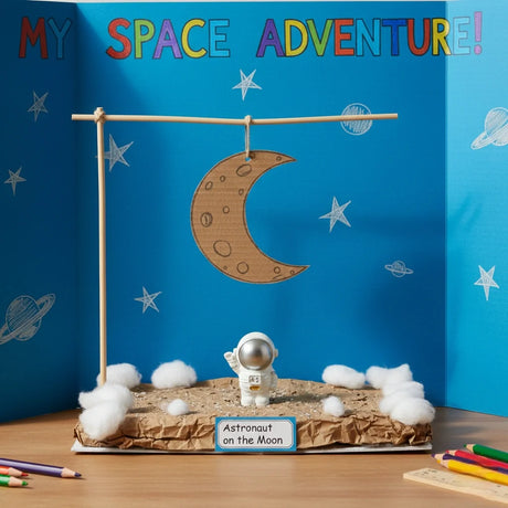 Miniature Astronaut Miniature on space theme.