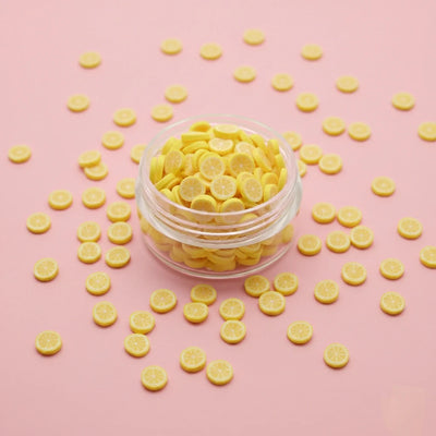 Miniature Polymer Clay Lemon (10pcs)