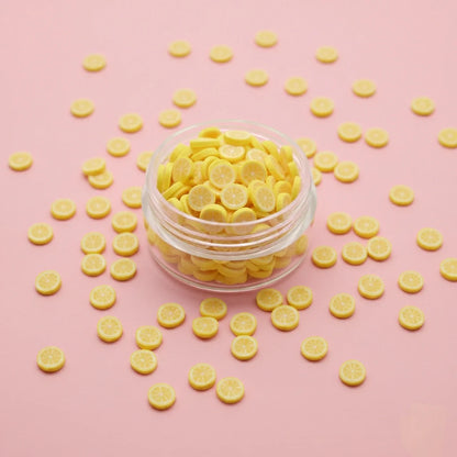 Miniature Polymer Clay Lemon (10pcs)