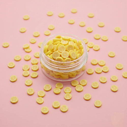 Miniature Polymer Clay Lemon (10pcs)