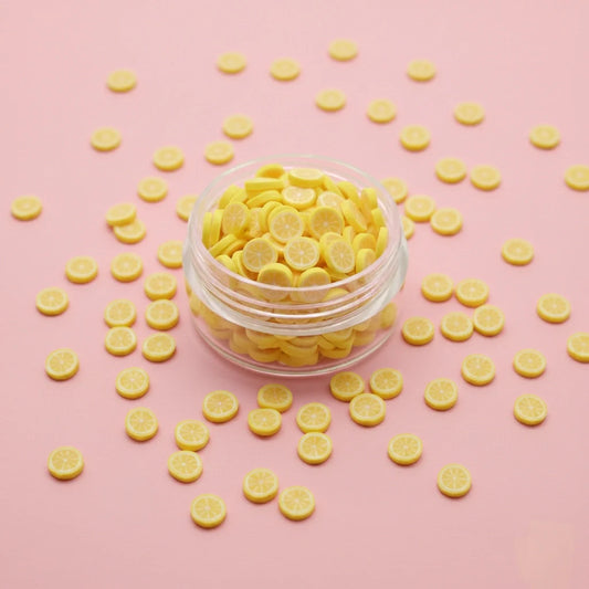 Miniature Polymer Clay Lemon (10pcs)