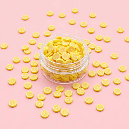 Miniature Polymer Clay Lemon (10pcs)