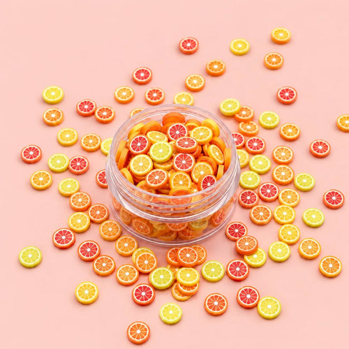 Miniature Resin Orange Slice (10pcs)