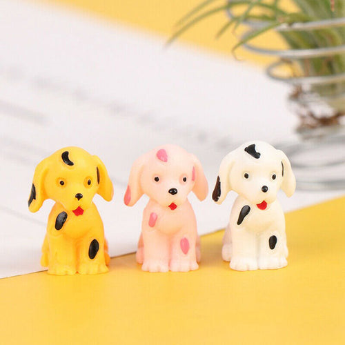 Miniature Puppy (1pc) figures set in colourful & cute design .