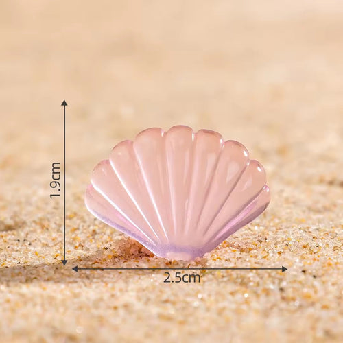 Miniature Glow Clam Shell Assorted (1pc)