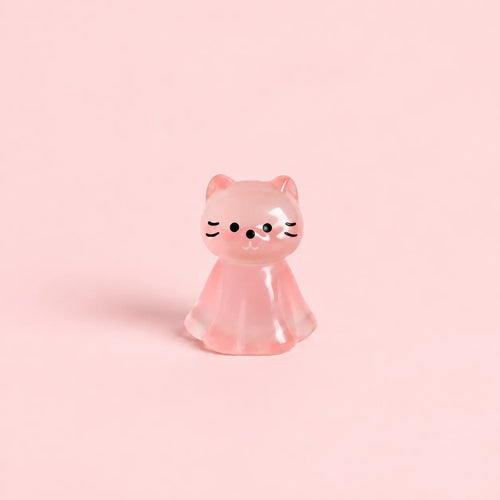 Miniature Glow Cat Assorted (1pc) displayed on a light pink background
