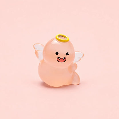 Miniature Glow Ghost Angel Doll Assorted (1pc) displayed on a peach background