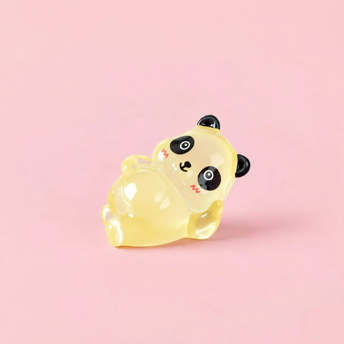 Miniature Glow Little Panda Assorted (1pc) displayed on a pink background