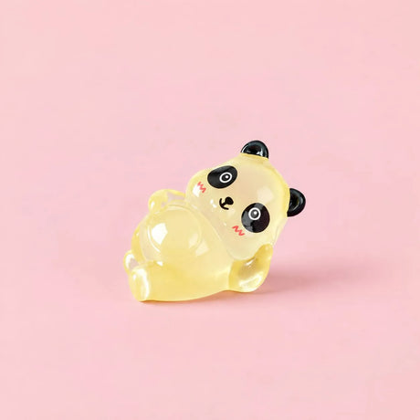 Miniature Glow Little Panda Assorted (1pc) displayed on a pink background