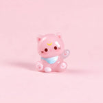 Miniature Glow Mini Bear Assorted (1pc) displayed on a pink background