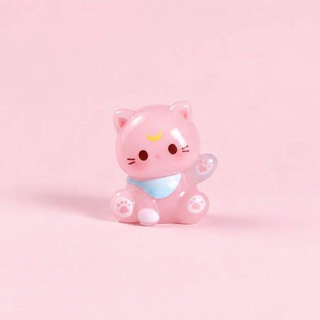 Miniature Glow Mini Bear Assorted (1pc) displayed on a pink background