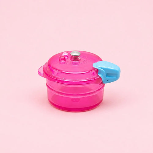 Miniature Glow Mini Cooker Assorted (1pc) displayed on a pink background