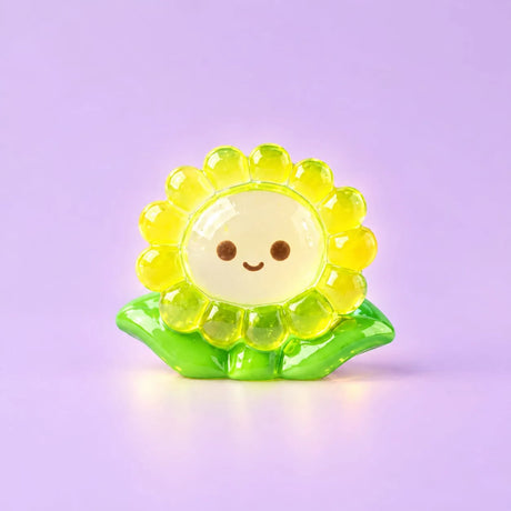 Miniature Glow Sunflower Assorted (1pc) displayed on a light purple background