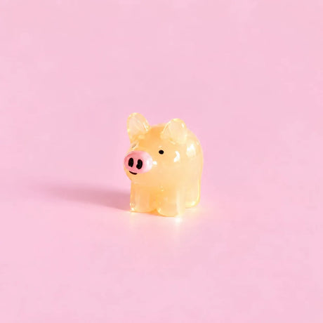 Miniature Mini Pig Assorted (1pc) displayed on a pink background