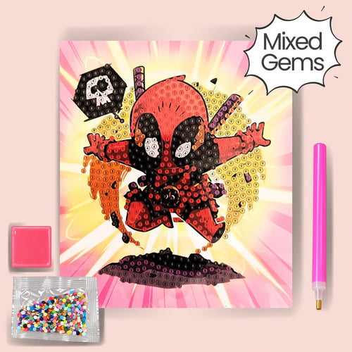 Ninja Hero Diamond Painting Kit Assorted Gems (1pc)
