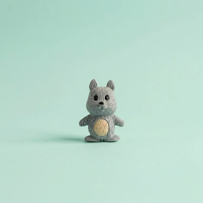 Miniature Squirrel Assorted (1Pc) on a light mint green background.