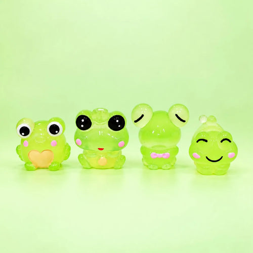 Miniature Glow Cute Resin Frog Assorted (1pc)