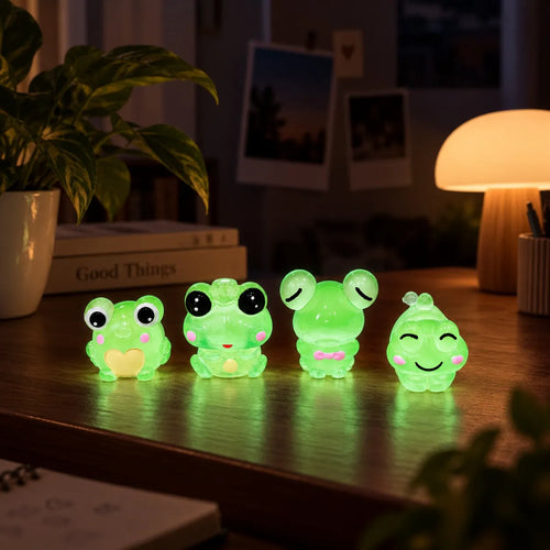 Miniature Glow Cute Resin Frog Assorted (1pc)