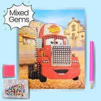 Red Truck Diamond Painting Kit Assorted Gems (1pc)