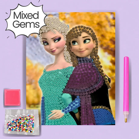 Royal Reunion Diamond Painting Kit Assorted Gems (1pc)