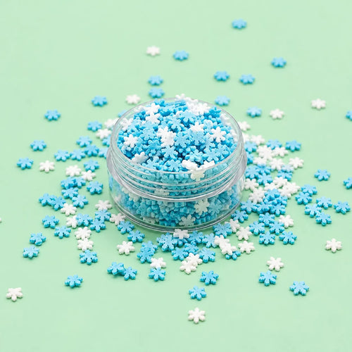 Miniature Polymer Clay SnowFlakes Assorted (10pcs)