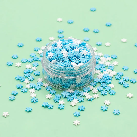 Miniature Polymer Clay SnowFlakes Assorted (10pcs)