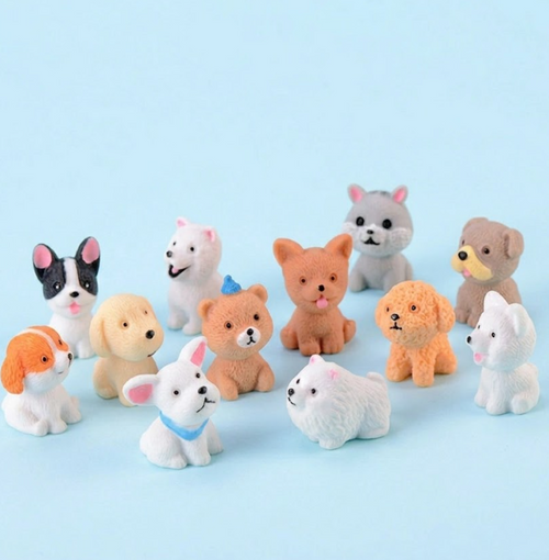 Miniature Mini Dog Assorted (1pc) displayed on a blue background