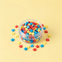 Miniature Polymer Clay Stars Assorted (10pcs)