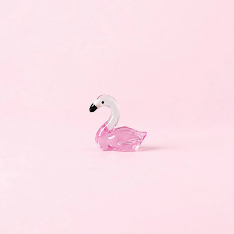 Miniature Glow Swan Assorted (1pc) displayed on a light pink background