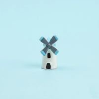 Miniature Windmill Assorted (1Pc) on a light blue background.