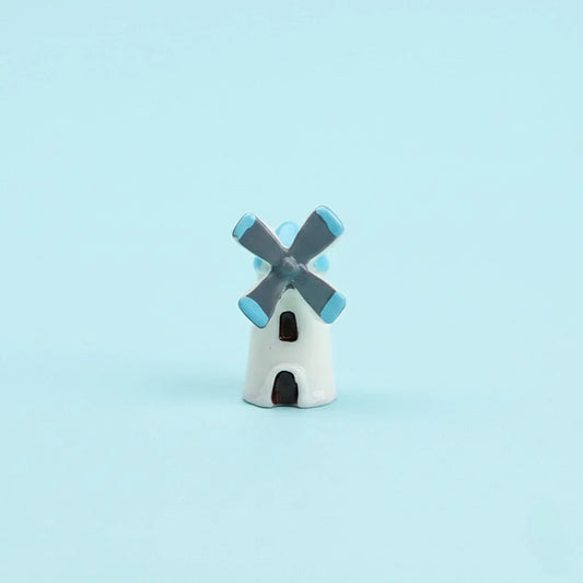 Miniature Windmill Assorted (1Pc) on a light blue background.