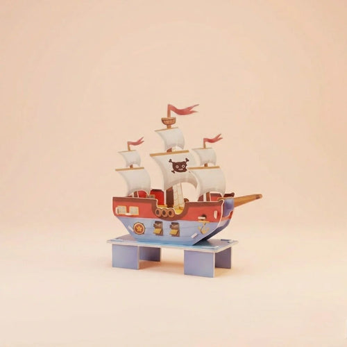 Adventure Pirate Ship 3D Puzzle (1Pc)