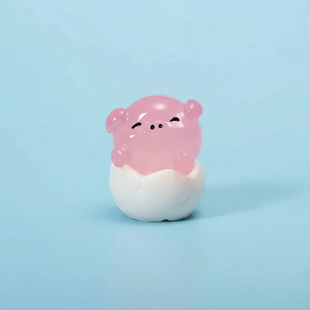 Miniature Glow Eggshell Animal Assorted  (1pc)