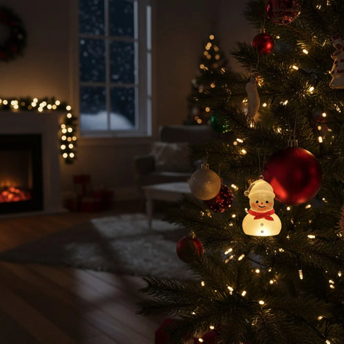 Miniature Glow Christmas Snowman Assorted (1pc)