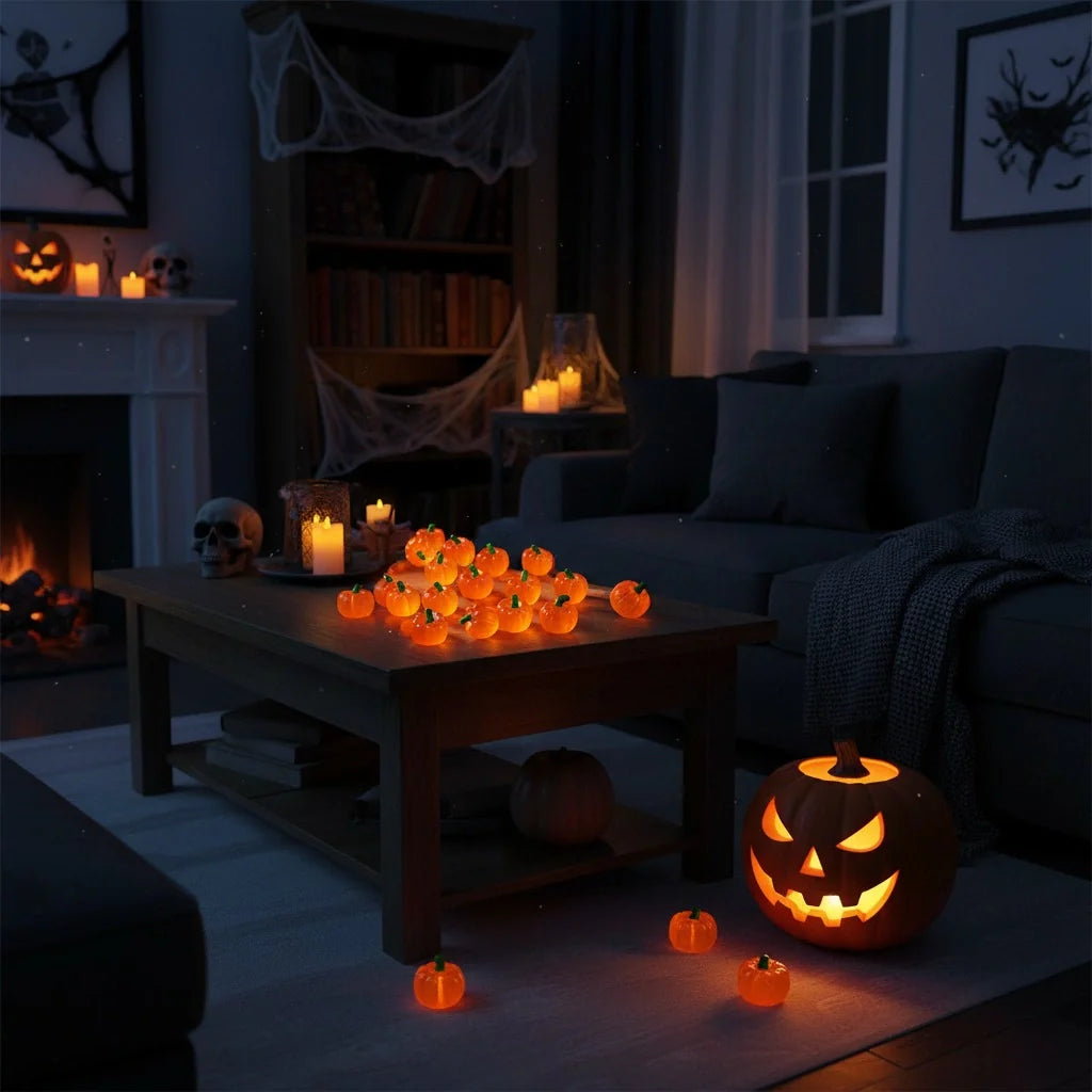 Miniature Glow Pumpkin Assorted (1pc)