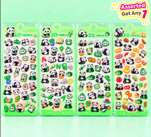 Panda 3D  Stickersheet