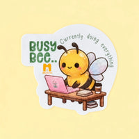 Busy Bee Laminated Sticker (1pc)