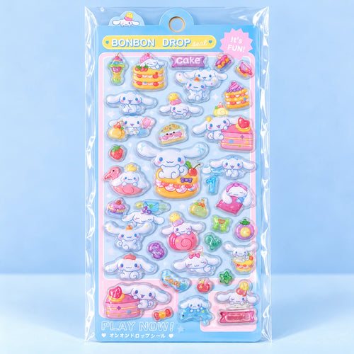 Cinnamon Puppy 3D Stickersheet