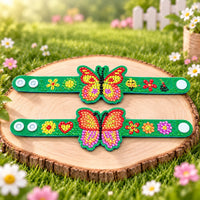 Floral Butterfly Bracelet Diamond Painting Kit (1Pc)