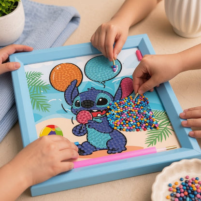 Balloon Buddy Stitch Diamond Painting Kit (1Pc)