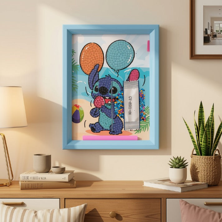 Balloon Buddy Stitch Diamond Painting Kit (1Pc)