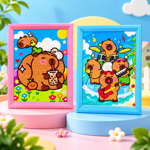 Capybara Diamond Art Duo (2 in 1 set)